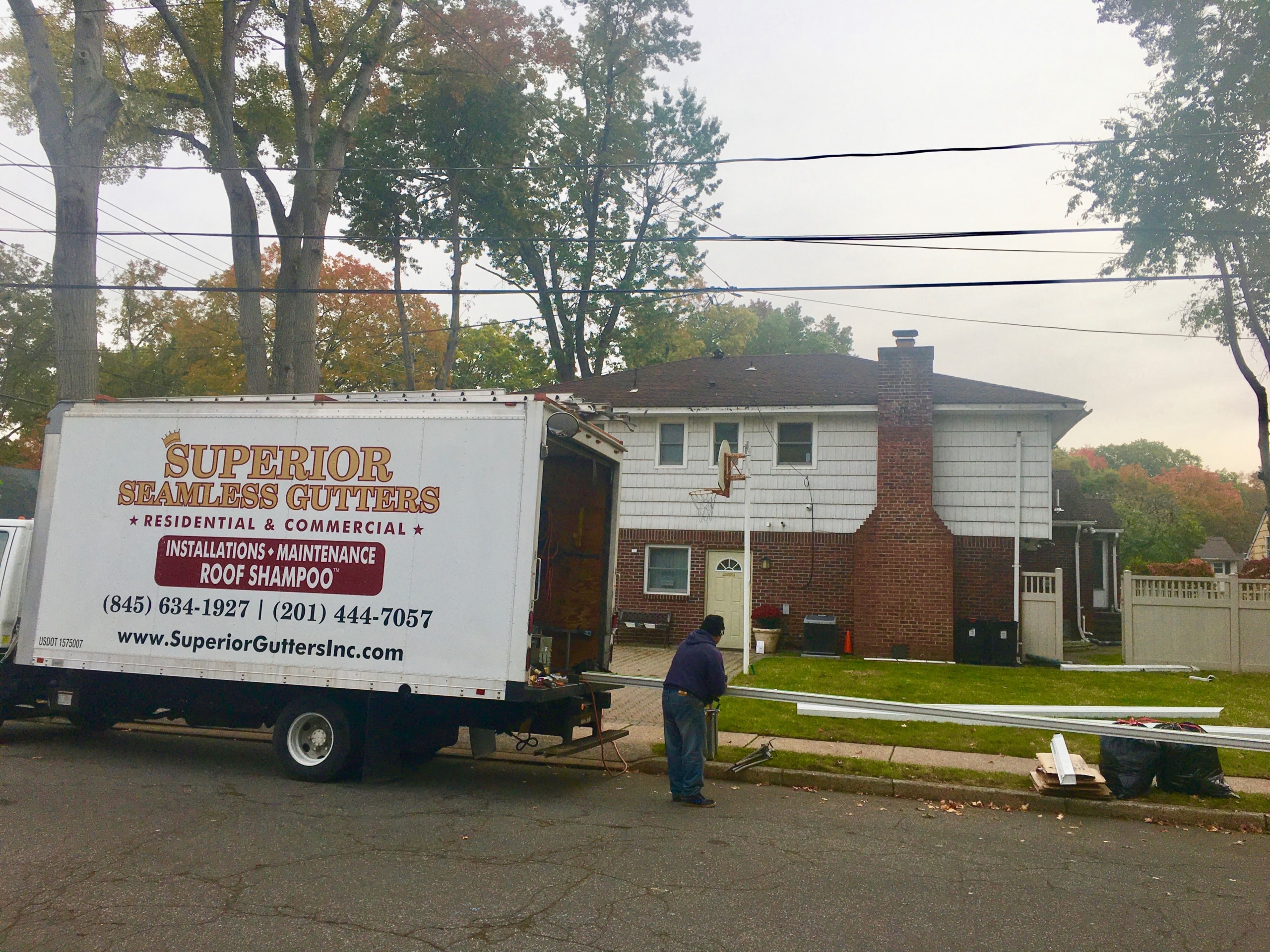 gutter installation in new milford, nj, bergen county by superior seamless gutters