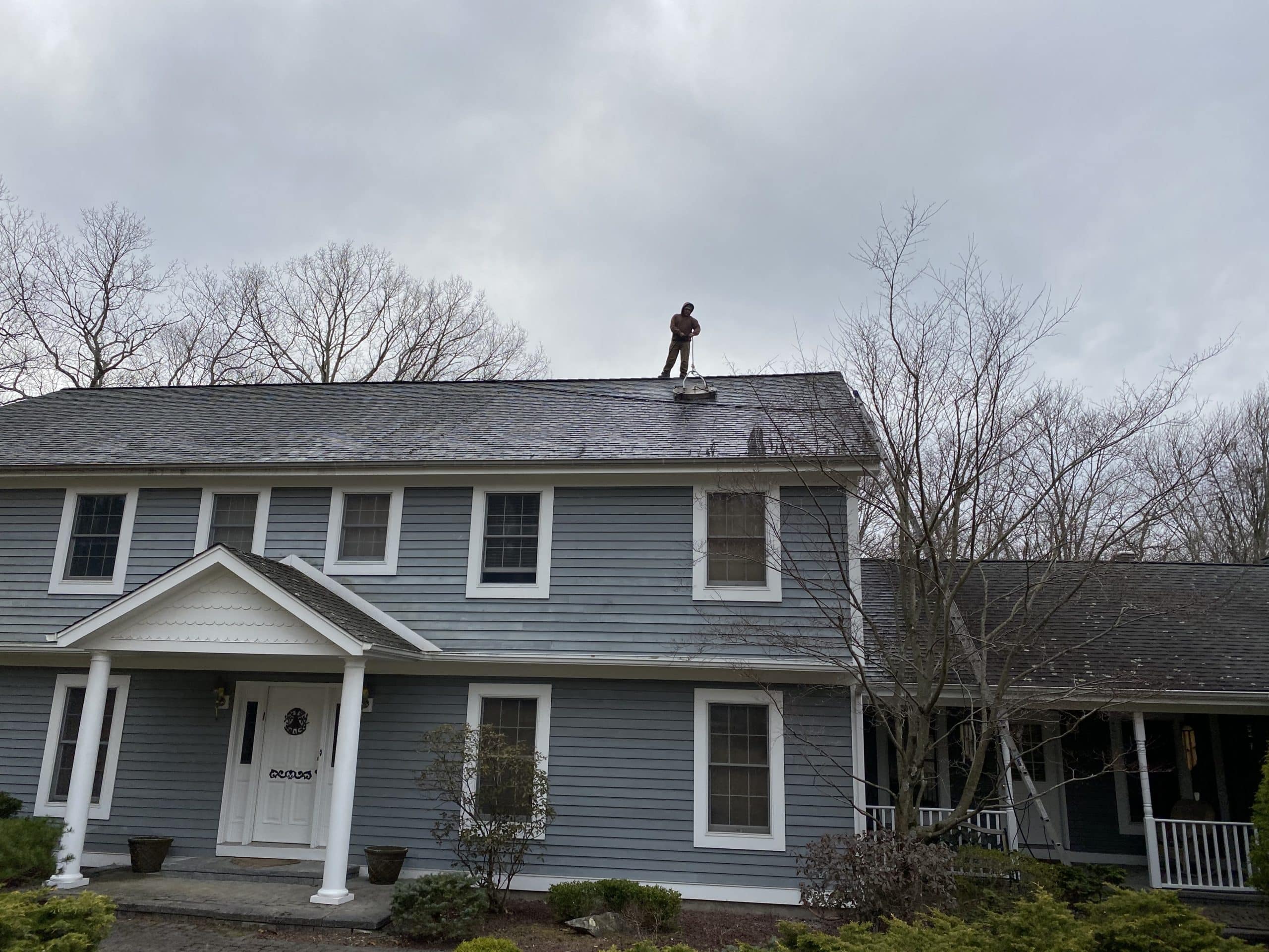 roof cleaning in rockland county ny by superior seamless gutters