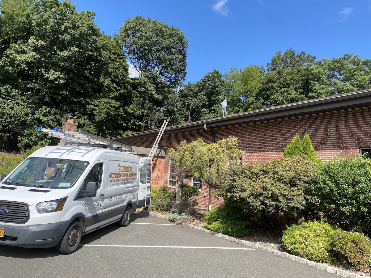 roof cleaning in garnerville by superior gutters